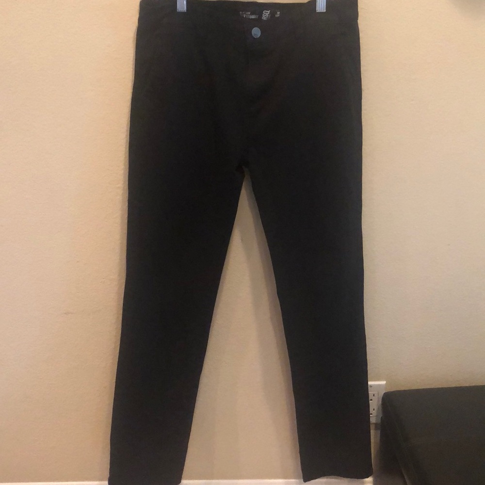 SZ 32x32 RSQ Slim Straight Mens Black Mens Jeans